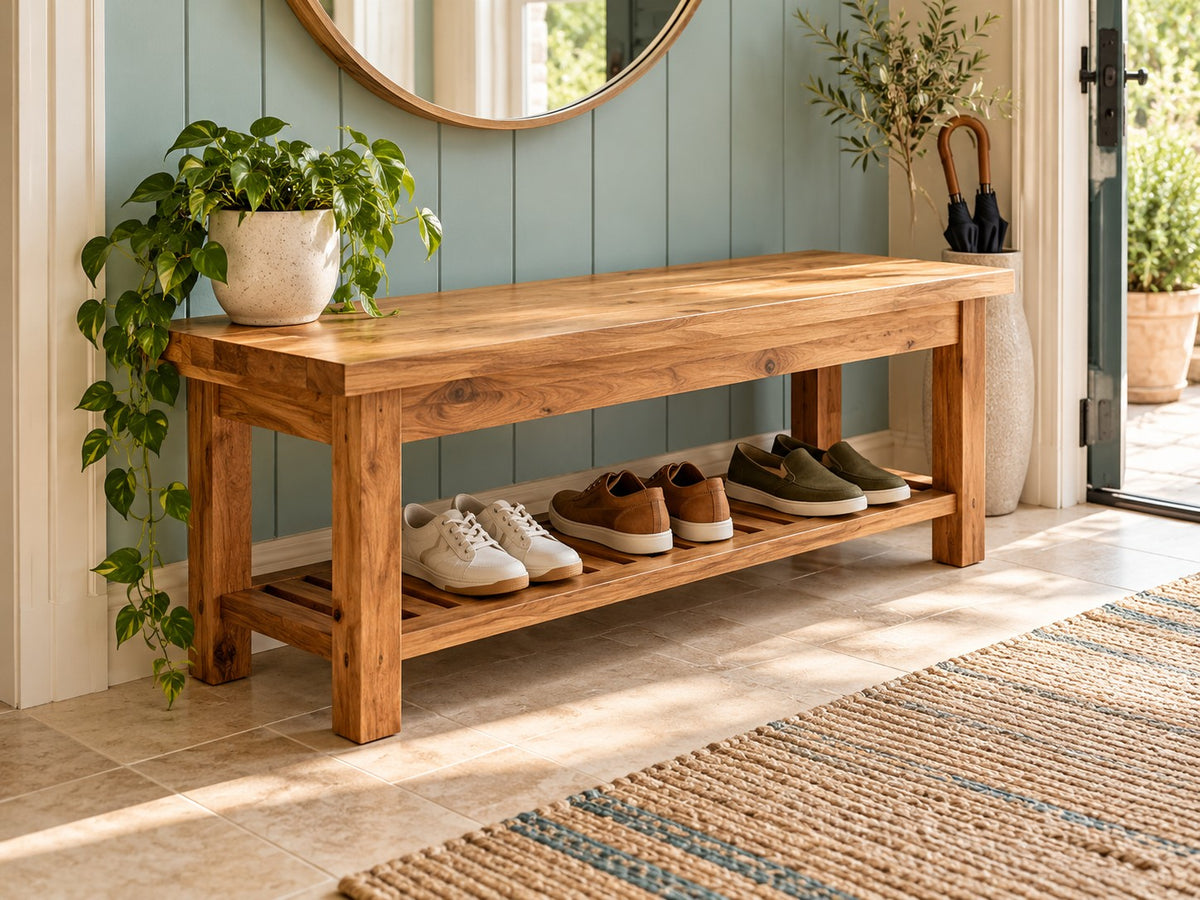 Sprouk Entryway Bench design visualization