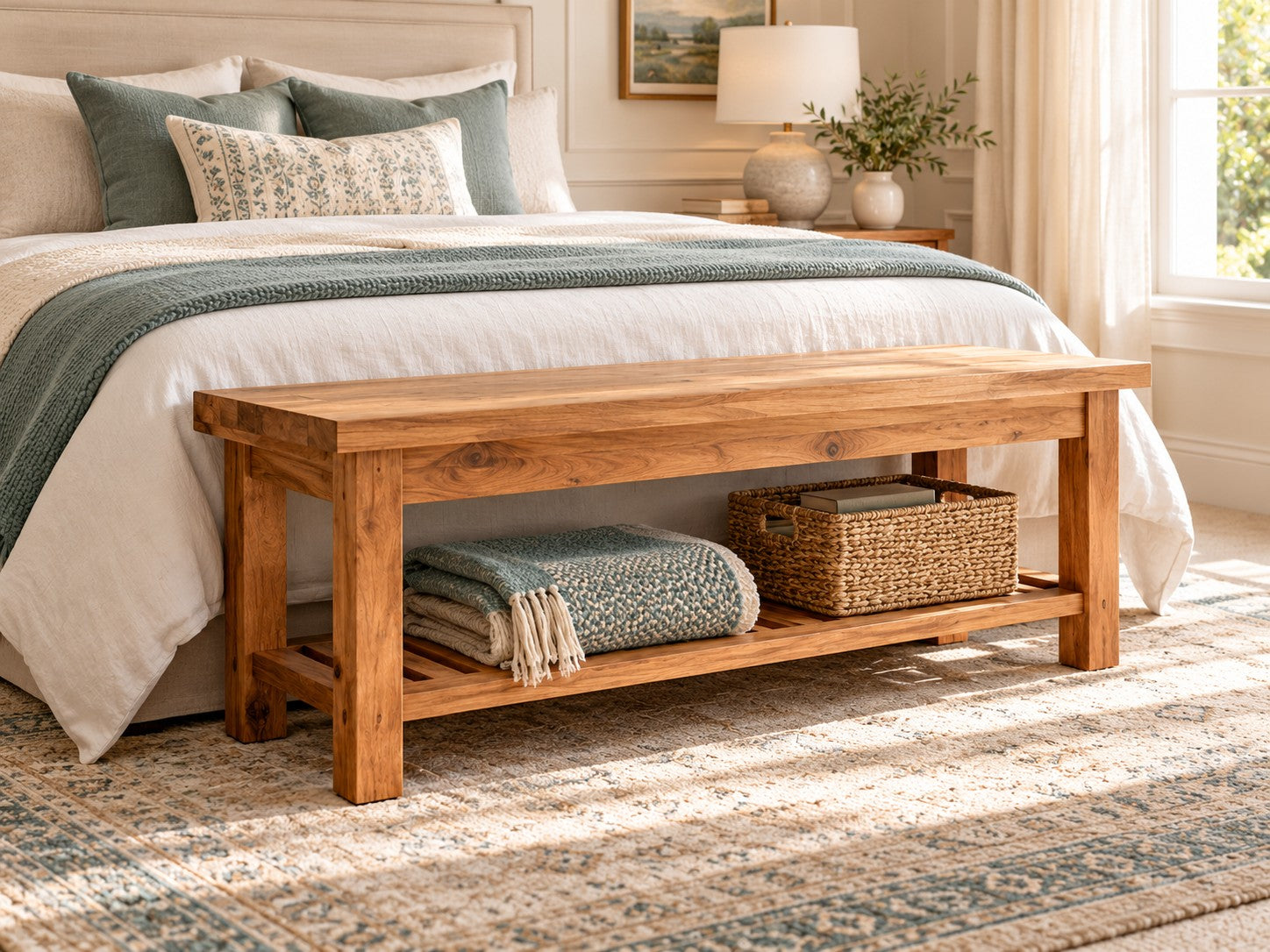 Design visualization showing another use for Sprouk Entryway Bench