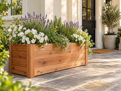 Evergreen Cedar Planter Box