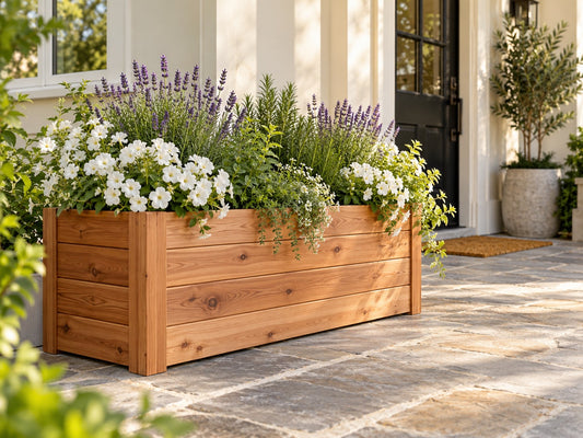 Evergreen Cedar Planter Box