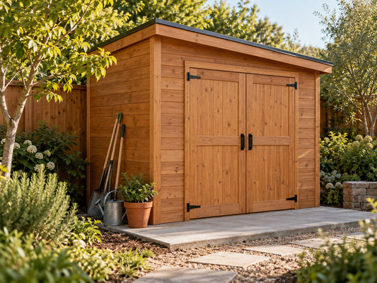 Evergreen Outdoor Storage Shed
