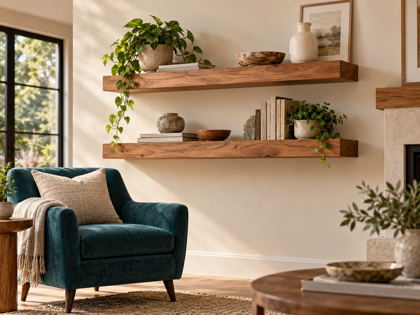 Sprouk Floating Shelves lifestyle design concept