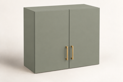 Summit 30-inch Double-Door Upper Cabinet · Custom — Book Consultation · Dried Thyme · Slab · Illustrative design preview